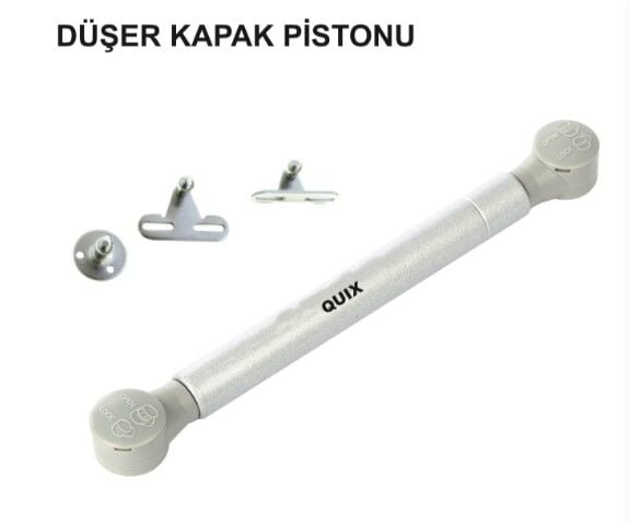 Quix/Fors Düşer Kapak Pistonu 100N Gri