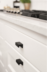 Furnipart Kulp Statıon 032mm  Fırçalı Siyah