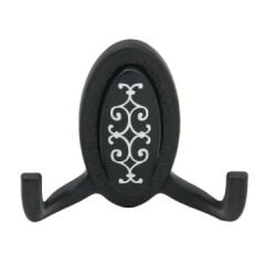 Askı (Seçil) Mat Siyah-Siyah Varaklı