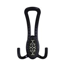 Askı Portmanto Askı (Seçil) Mat Siyah-Siyah Varaklı