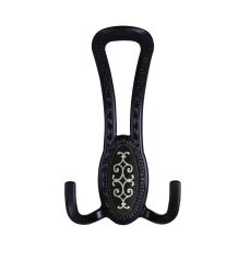 Askı Portmanto (Seçil) Mat Siyah-Siyah Varaklı