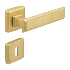 Çebi Rome Kapı Kolu Fırçalı Sarı Kare Rozetli Oda