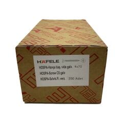 Hafele Sunta Vidası  4.0x70  (1Paket 200   Ad)