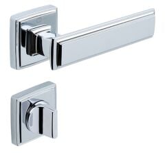 Çebi Rome Kapı Kolu Krom Kare Rozetli Wc