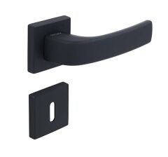 Croma Kapı Kolu Pera-S Kare Rozetli Yale Siyah