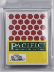 Pvc Yapışkan Tapa 14mm 1Plk=50 Ad Kırmızı