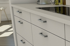 Furnipart Kulp Angle 448mm Paslanmaz