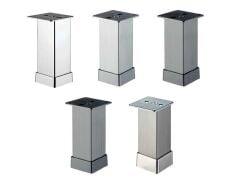 Alüminyum Kare Ayak 40X40  15cm İnox Eloksal