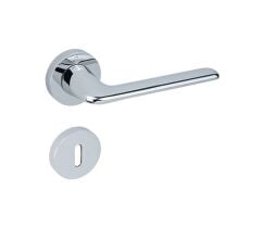 Çebi Vera Kapı Kolu Krom Yuvarlak Rozetli Wc