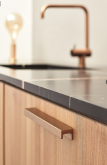 Furnipart Kulp Statıon 320mm Fırçalı Pirinç