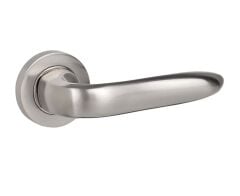 Kapı Kolu Oslo Yuvarlak Rozetli Wc Nikel-Saten