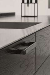 Furnipart Kulp Fold 160mm P.Nikel Siyah (m)