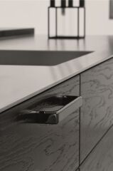 Furnipart Kulp Fold 160mm P.Nikel Siyah (m)