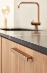 Furnipart Kulp Statıon 160mm Fırçalı Pirinç