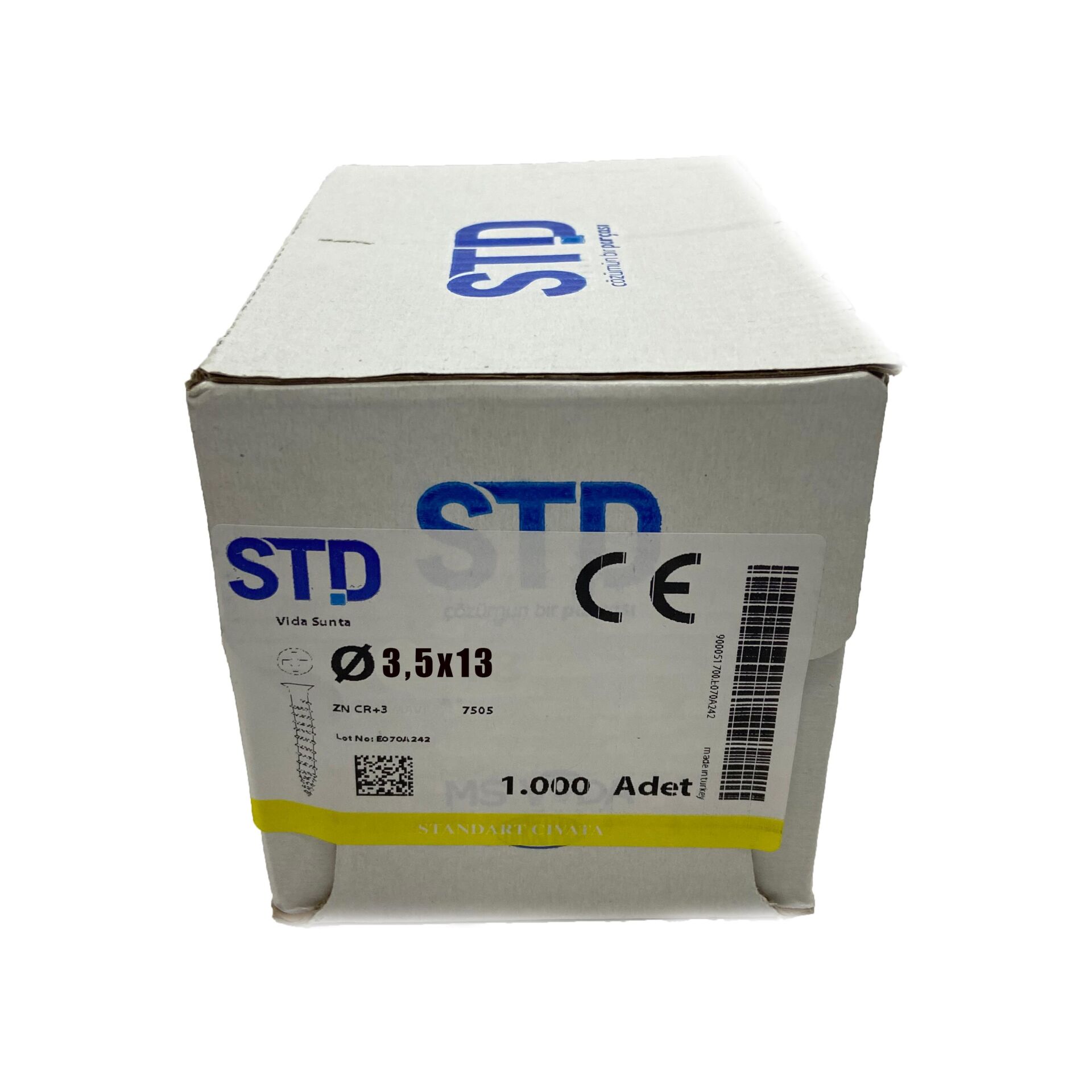 Sunta Vidası 3.5x13  (1Paket 1000 Ad)