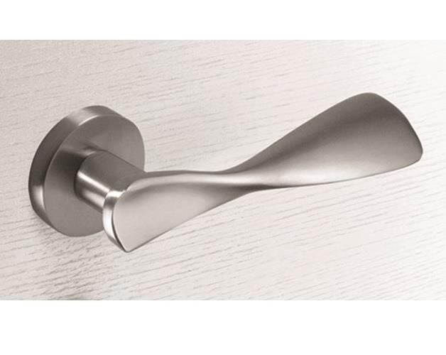 Çebi Lavı Kapı Kolu Satine Yuvarlak Rozetli Oda