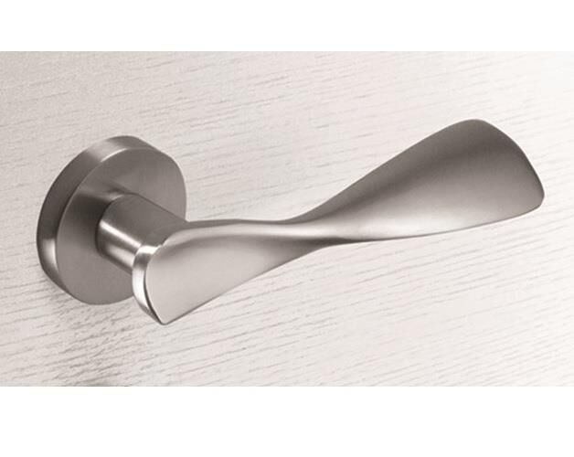 Çebi Lavı Kapı Kolu Satine Yuvarlak Rozetli Wc