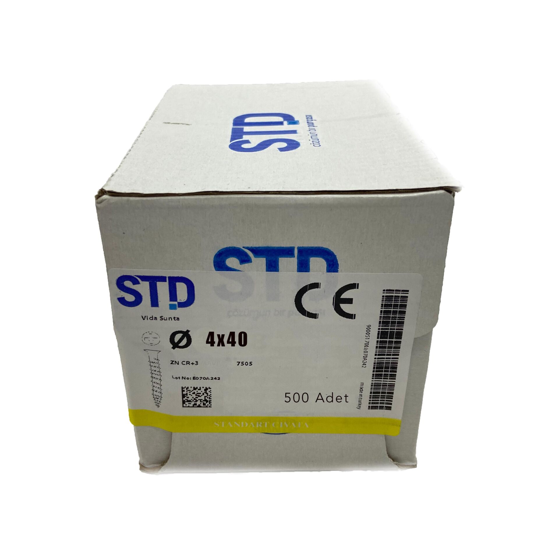 Sunta Vidası 4.0x40  (1Paket 500   Ad)
