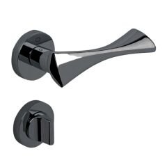 Çebi Toro Kapı Kolu Füme Yuvarlak Rozetli Wc