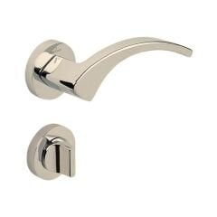 Çebi Lena Kapı Kolu Satine Yuvarlak Rozetli Wc (Ük-7)