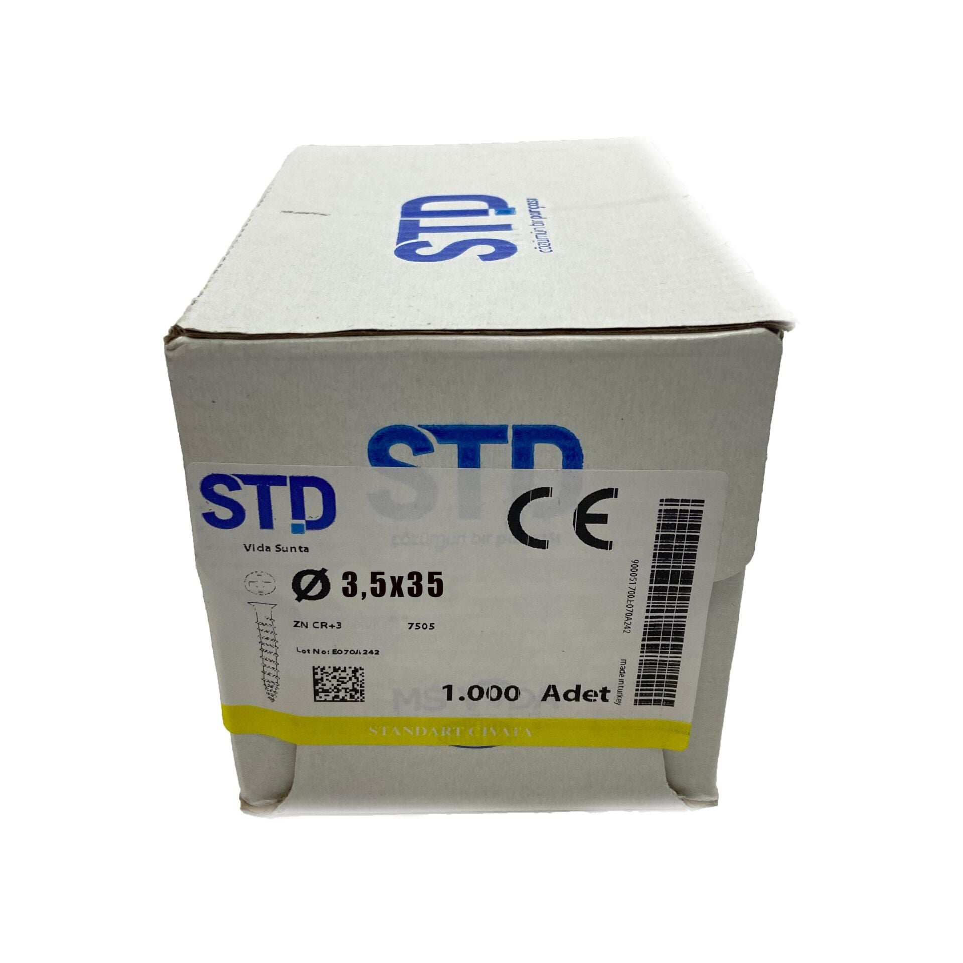 Sunta Vidası 3.5x35  (1Paket 1000 Ad)