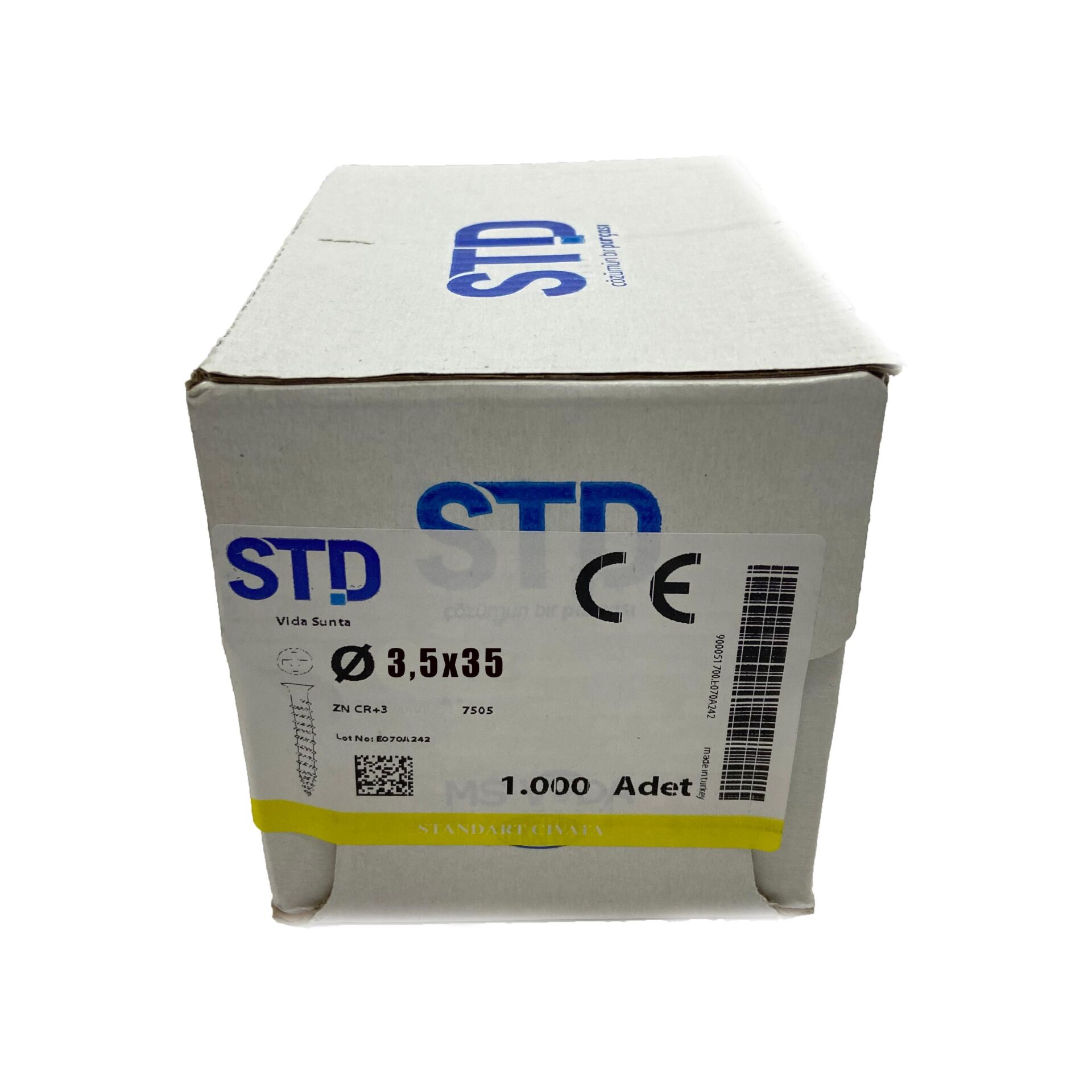 Sunta Vidası 3.5x35  (1Paket 1000 Ad)