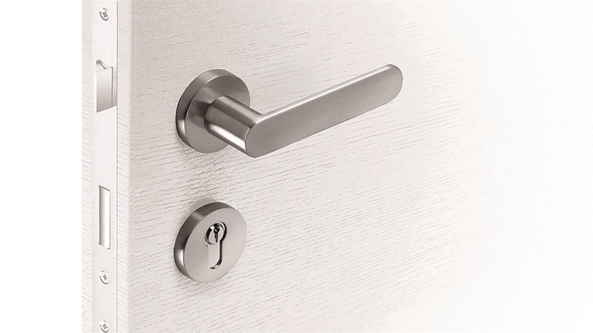 Çebi Tau Kapı Kolu Krom Yuvarlak Rozetli Oda