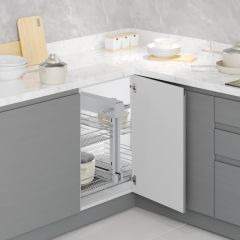 Starax Bağımsız Kör Köşe Mekanizması 45'Lik Modül Krom