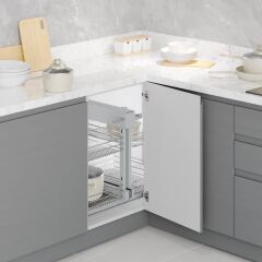 Starax Bağımsız Kör Köşe Mekanizması 45'Lik Modül Krom