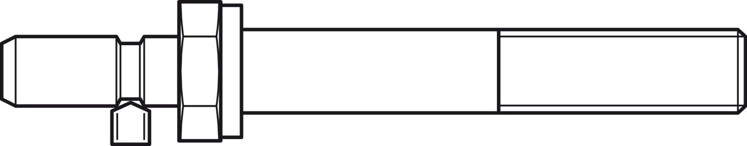 Hafele Çekme Kapı Kolu Bağlantı Elemanı Çift Taraflı 43-47mm