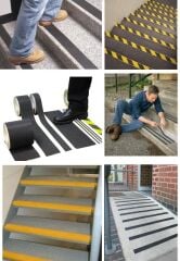 Kaydırmazlık Bantı 50mmx25m Siyah