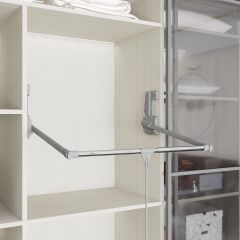 Starax Gardırop Asansörü W:850-1150 15kg Gri