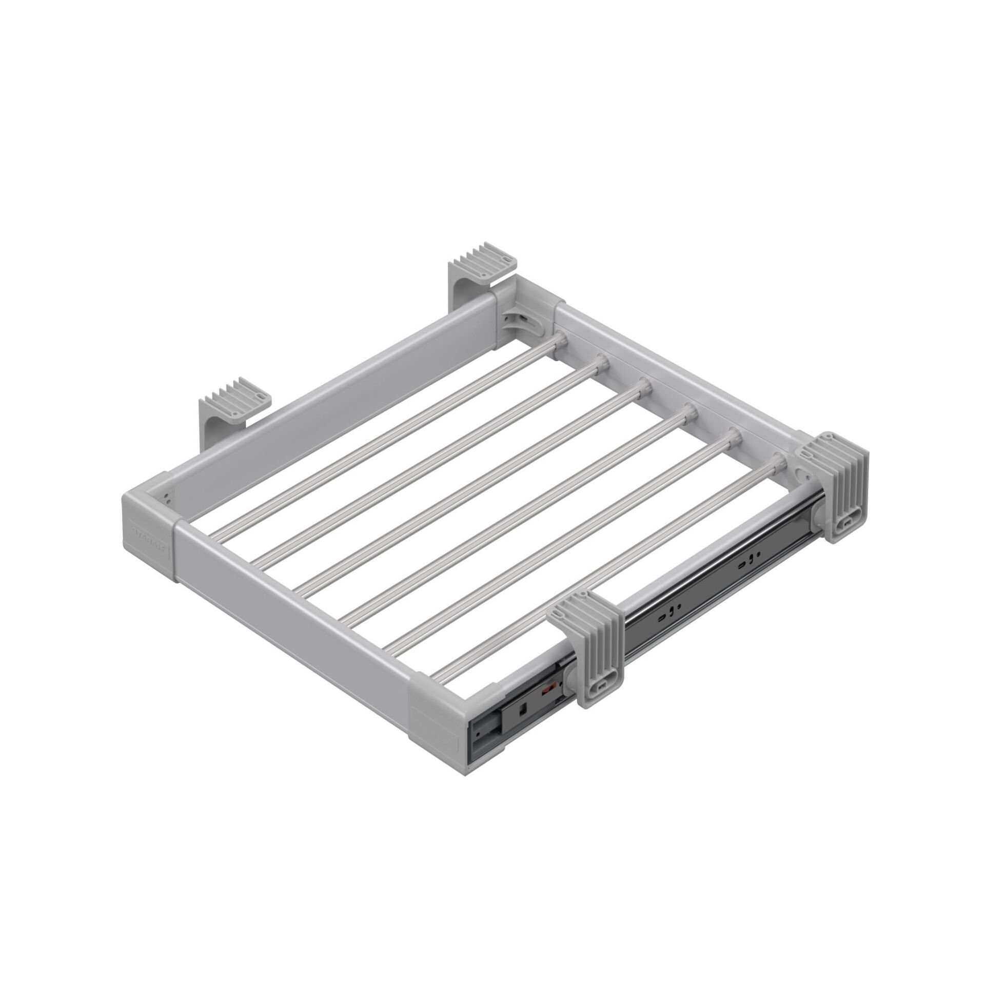 Starax Pantolonluk Teleskopik Raylı Frenli 40'Lık Modül Gri