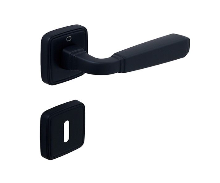 Çebi Caro Kapı Kolu M.Siyah Kare Rozetli Oda