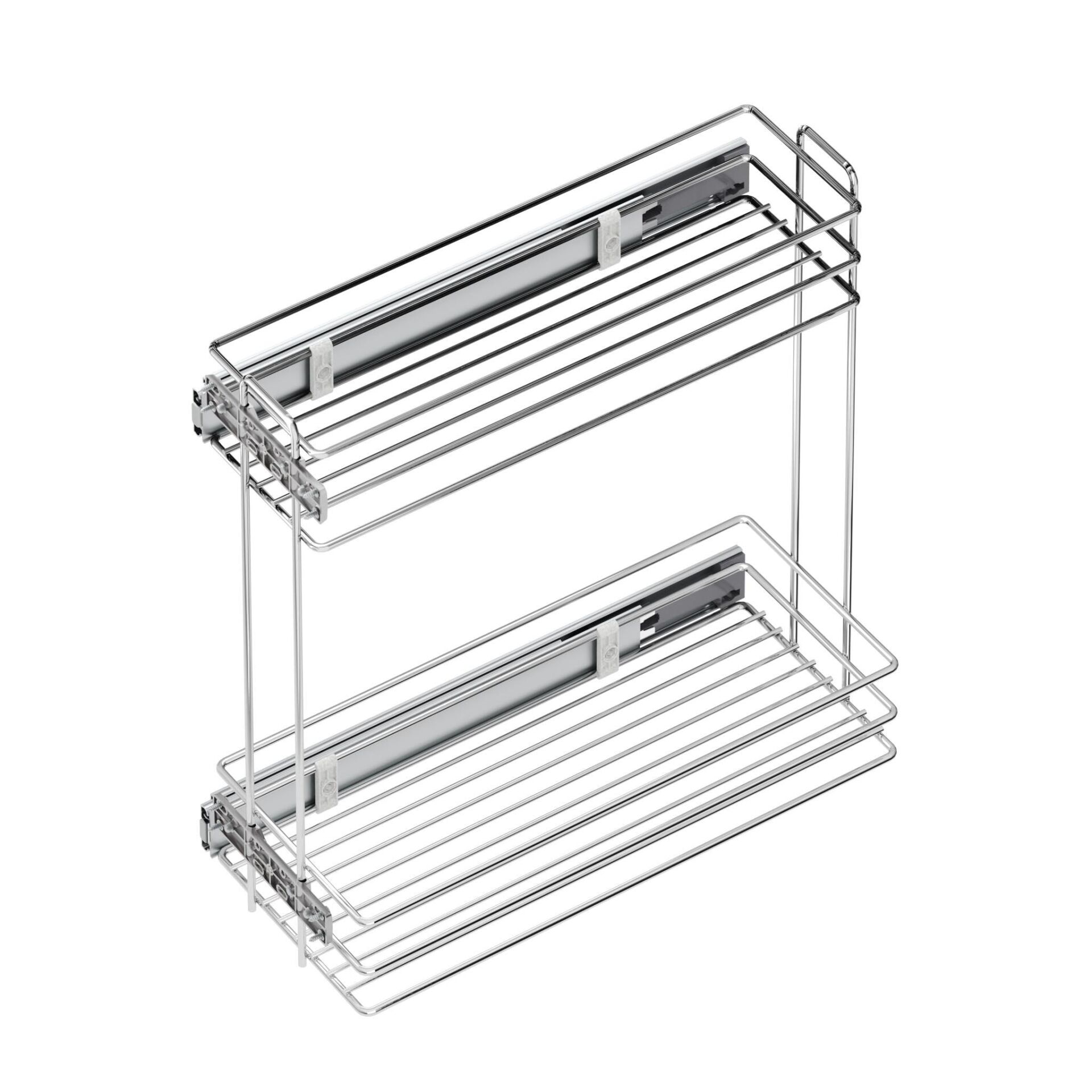 Starax Deterjanlık Frenli  Yandan Raylı 25'Lik Modül Krom