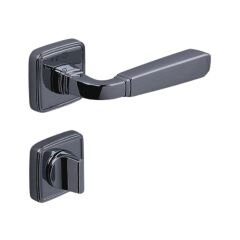 Çebi Caro Kapı Kolu Füme Kare Rozetli Wc