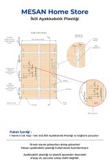 Mesan Yeni Nesil Ayakkabılık 2'Li Beyaz (008302)