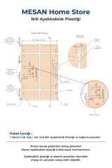 Mesan Yeni Nesil Ayakkabılık 2'Li Beyaz (008302)
