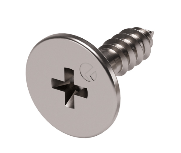 K Push Yuvarlak Plaka  Q:10-L:14mm Vidalı (ad)