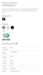 Furnipart Kulp Statıon 032mm Fırçalı Pirinç