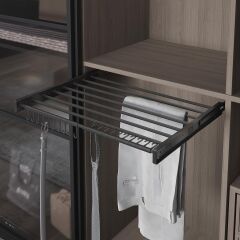 Starax Plastik Kapaklı Tls. Raylı Pant. 40'lık Modül-Antrasit