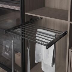 Starax Plastik Kapaklı Tls. Raylı Pant. 40'lık Modül-Antrasit