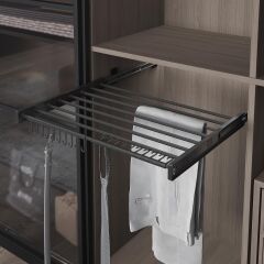 Starax Plastik Kapaklı Tls. Raylı Pant. 40'lık Modül-Antrasit