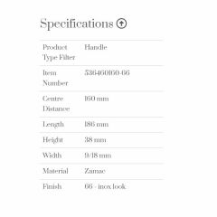 Furnipart Kulp Classic 160mm İnox