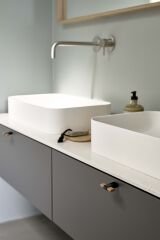 Furnipart Kulp Crossing 050mm Cilalı Ahşap- Mat Siyah (s)