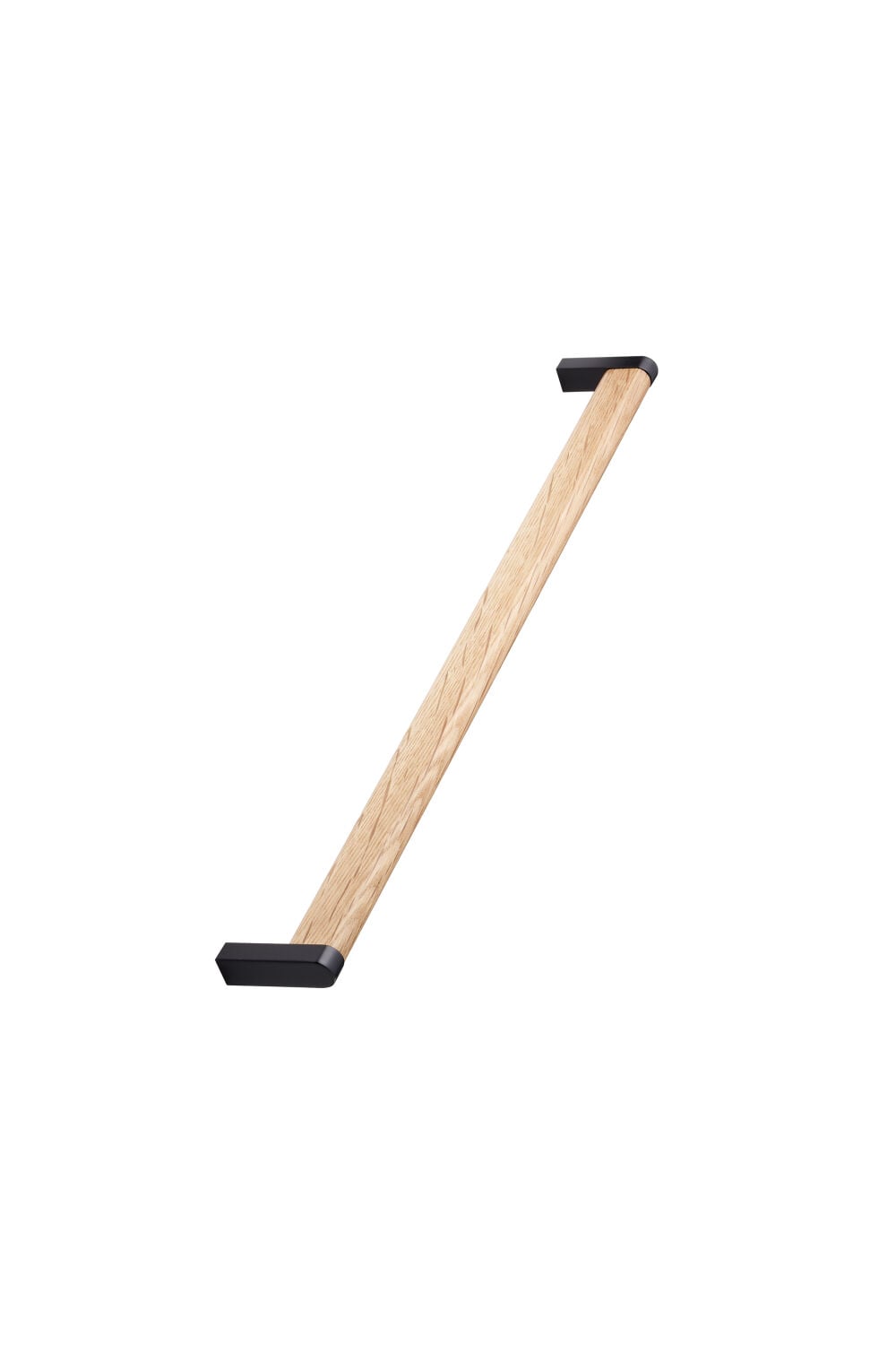 Furnipart Kulp Crossing 160mm Cilalı Ahşap- Mat Siyah (s)