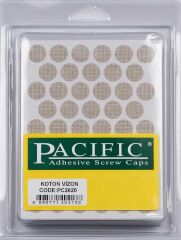 Pvc Yapışkan Tapa 14mm 1Plk=50 Ad Koton Vizon