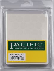 Pvc Yapışkan Tapa 18mm 1Plk=32 Ad Parlak Beyaz