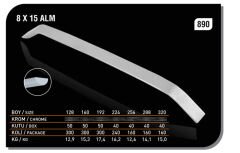 İnce Şahin Kulp 224mm İnox