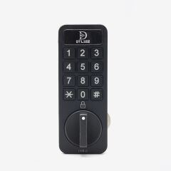 Elektronik Dolap Kabin Kilidi Dikey Siyah
